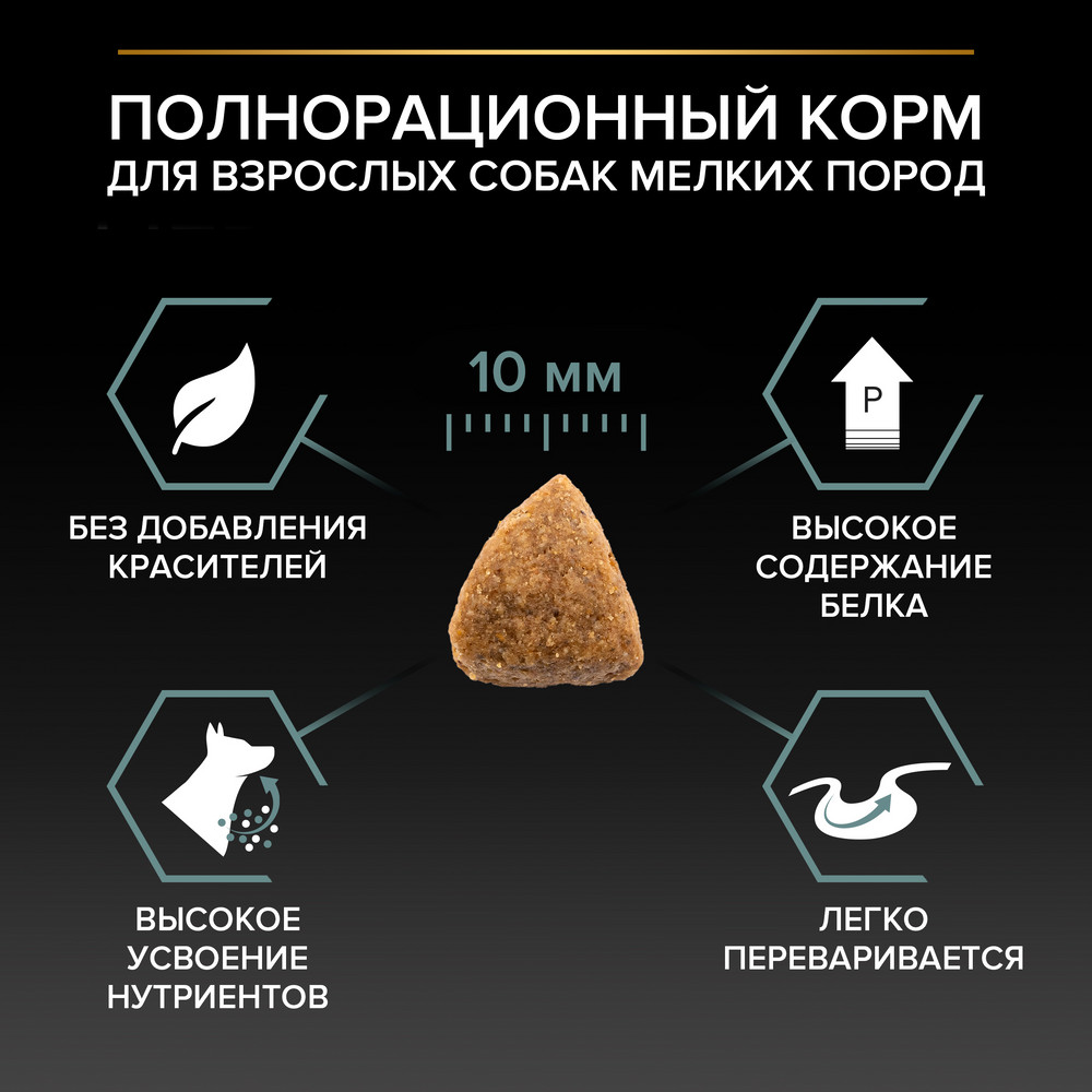 Сухой корм PRO PLAN® для взрослых собак мелких и карликовых пород с чувствительным пищеварением, с высоким содержанием ягненка - фото 6