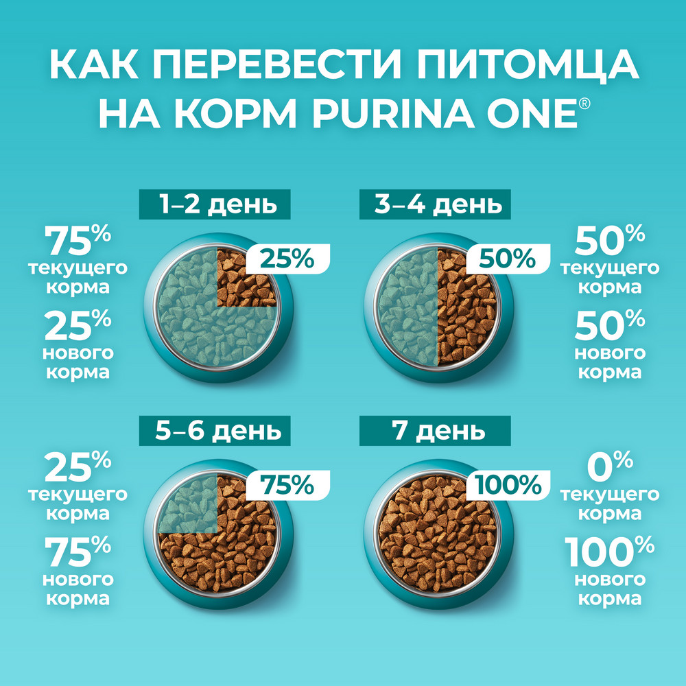 Сухой корм Purina ONE® полнорационный для стерилизованных кошек и кастрированных котов, с высоким содержанием лосося - фото 9