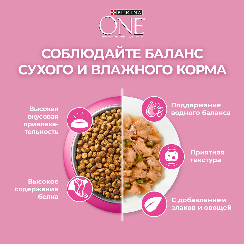Сухой корм Purina ONE® полнорационный для котят, с высоким содержанием курицы - фото 11