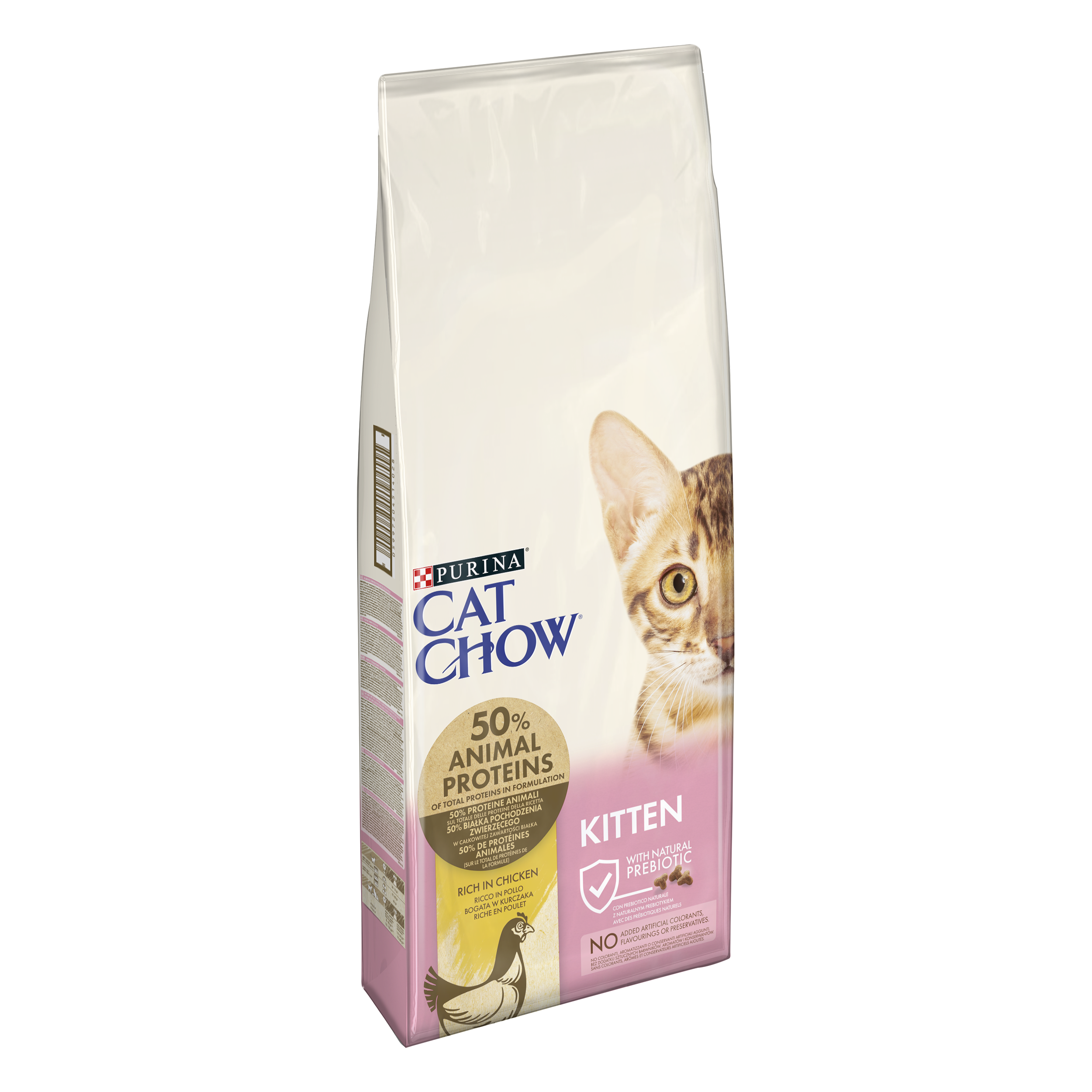 Purina® CAT CHOW® (Пурина Кэт Чау) для котят, с высоким содержанием курицы. - фото 2