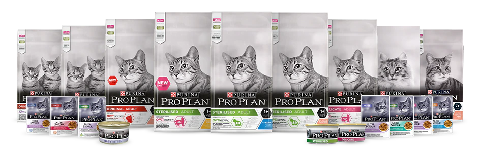  Корм PURINA® PRO PLAN® для разных кошек