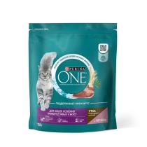 Сухой корм PURINA ONE® полнорационный для кошек особенно привередливых к вкусу. Высокое содержание утки и печени