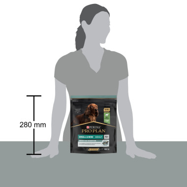 Сухой корм PRO PLAN® для взрослых собак мелких и карликовых пород с чувствительным пищеварением, с высоким содержанием ягненк