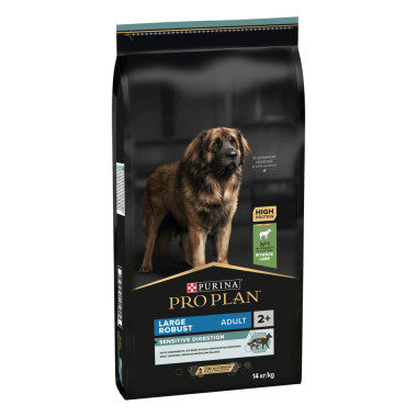 Сухой корм PRO PLAN® для взрослых собак крупных пород с мощным телосложением с чувствительным пищеварением