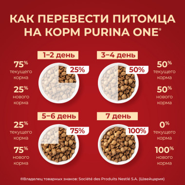 Сухой корм Purina ONE® для взрослых собак мелких и карликовых пород м, с высоким содержанием говядины и рисом