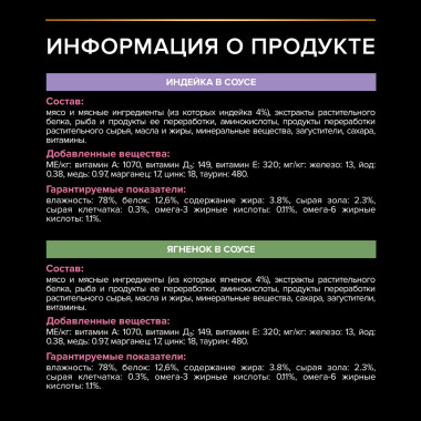 Корм консервированный полнорационный для взрослых кошек с чувствительным пищеварением или с особыми предпочтениями в еде, с и