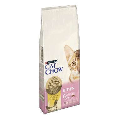 Purina® CAT CHOW® (Пурина Кэт Чау) для котят, с высоким содержанием курицы. - фото 2
