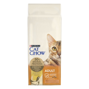 Purina® CAT CHOW® (Пурина Кэт Чау) для взрослых кошек с высоким содержанием курицы