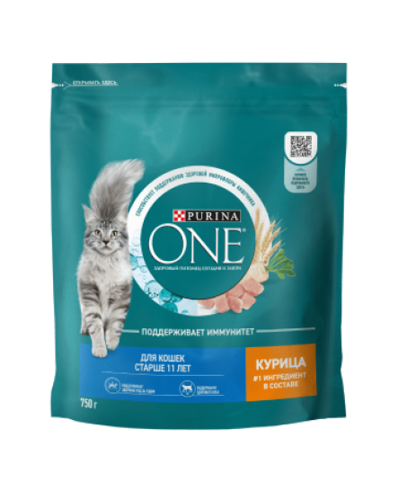 Purina ONE для кошек старше 11 лет