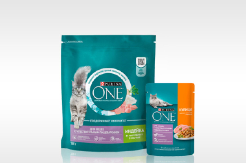 Purina ONE чувствительное пищеварение